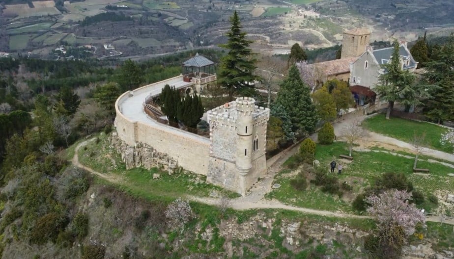 Rennes-le-Château vu du ciel