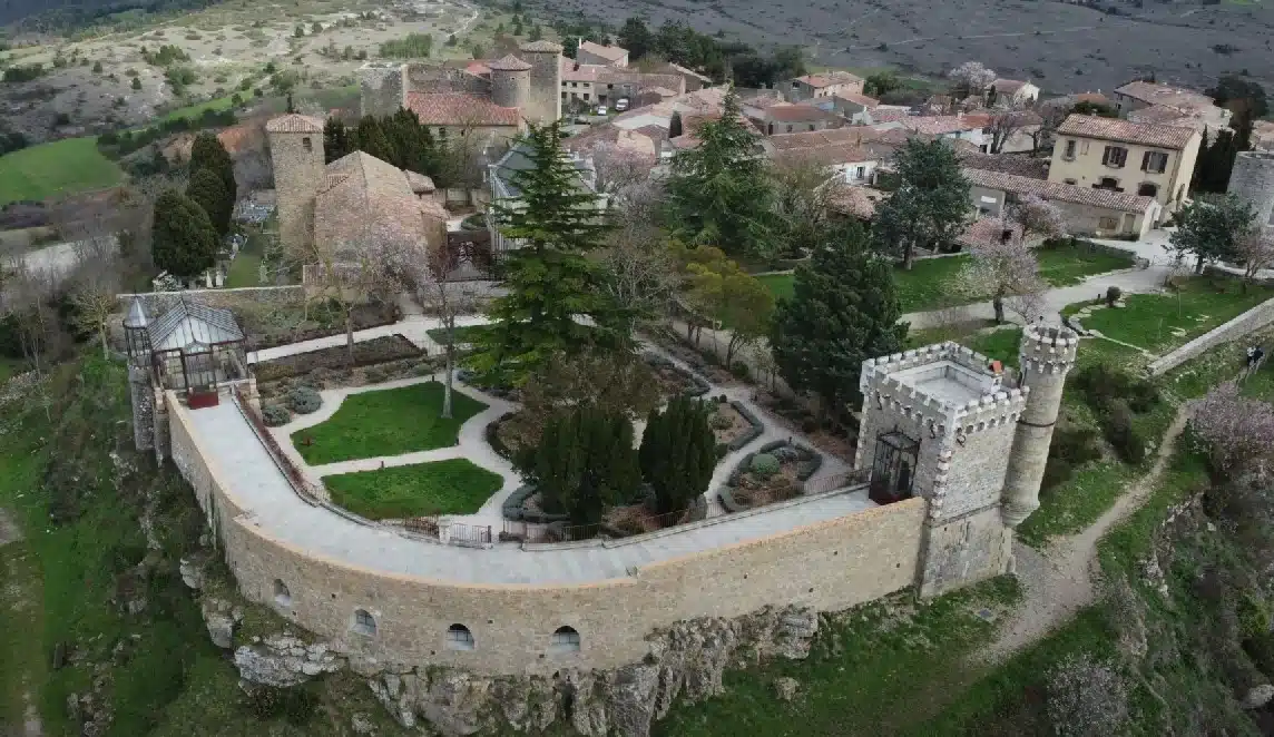 Rennes-le-Château vu du ciel