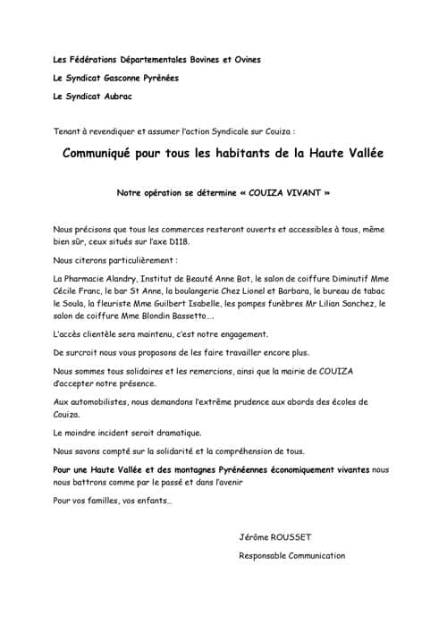 News : manifestation des agriculteurs