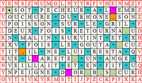 News : cryptogramme du Sot Pêcheur