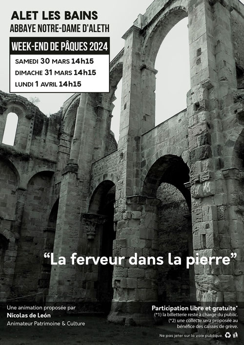 News : visite de l'abbaye d'Alet