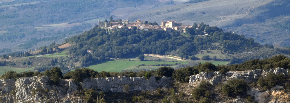 News : le village de Rennes-le-Château depuis le Poulit - Johan Netchacovitch ©