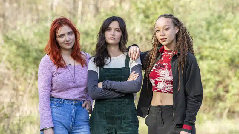 Les 3 personnages féminins centraux de la série "Bugarach"