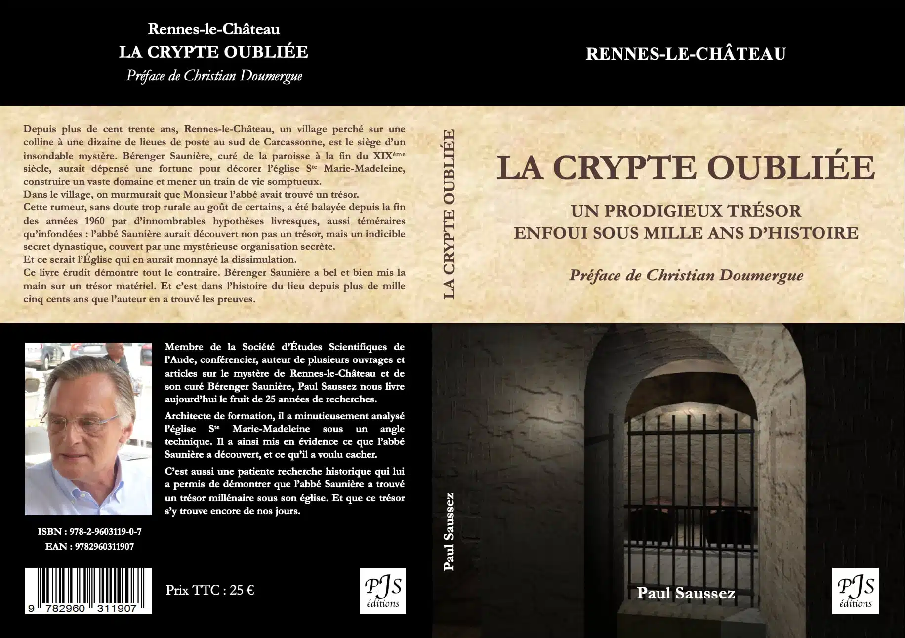 La crypte oubliée de Rennes-le-Château de Paul Saussez