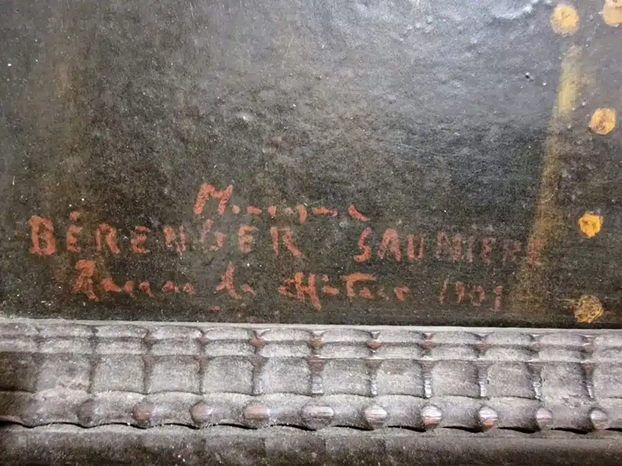 Le tableau de Saunière dans Dialoghi d'Arcadia