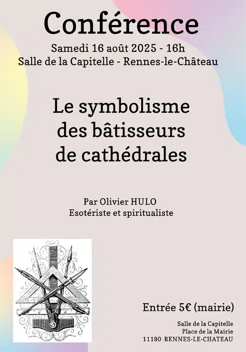 Conférences d'aout 2025 à Rennes-le-Château
