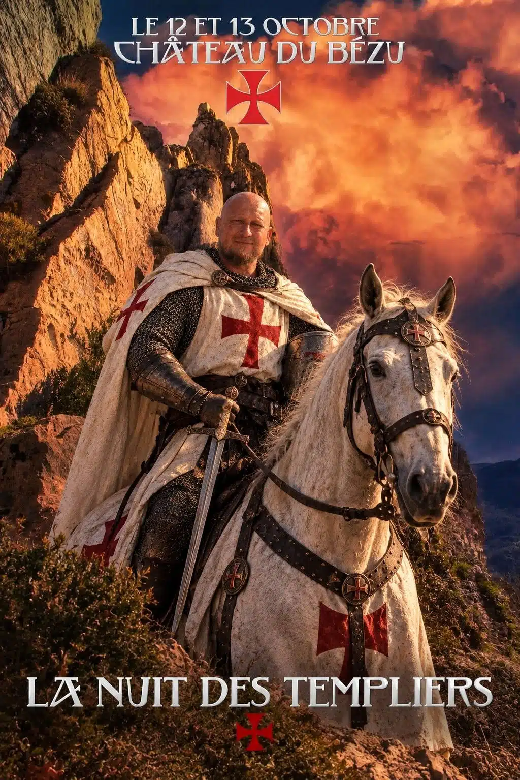 Au sommet du château des Templiers du Bézu le 12 octobre !