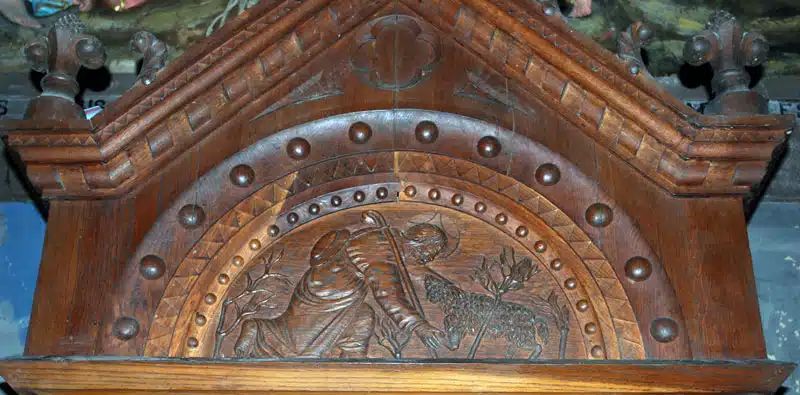 Dessus du confessionnal de l'église de Rennes-le-Château - Johan Netchacovitch ©