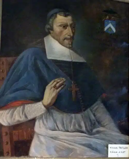 Portrait de Nicolas Pavillon exposé dans la sacristie de l'église Saint-André d'Alet - JLG ©