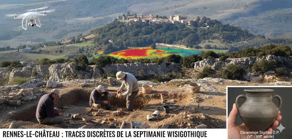 Fouilles à Rennes-le-Château sur les vestiges des Wisigoths