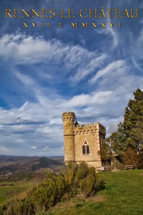 La porte de Rennes-le-Château, le 17 janvier 2026