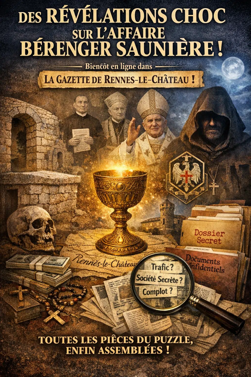 Révélations choc sur l'affaire Bérenger Saunière de Rennes-le-Château