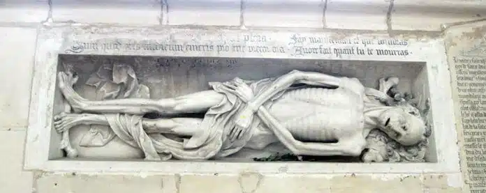 Le transi de l'église saint Gervais et saint Protais de Gisors